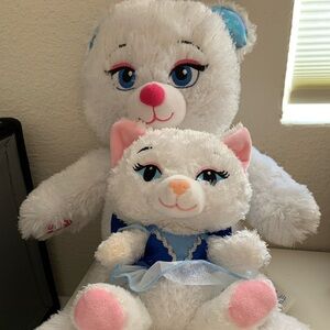 Two Build a bear Elsa Frozen and Smallfry bears plush